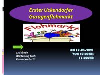 Erster Uckendorfer Garagenflohmarkt